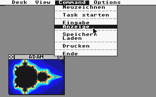 GEMFrac atari screenshot